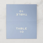 Placement Carte de lieu de mariage moderne (Extérieur déplié)