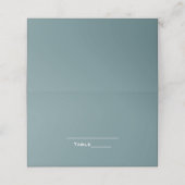 Placement Carte de lieu de mariage moderne Eucalyptus (Extérieur déplié)