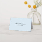 Placement Carte de lieu de mariage simple (Dos)