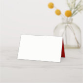 Placement Carte de lieu de Noël (Dos)
