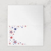 Placement Carte de lieu de nom (Extérieur déplié)