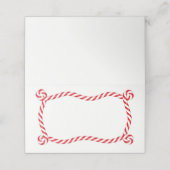 Placement Carte de lieu de nom (Extérieur déplié)