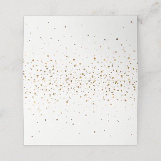 Placement Carte de lieu de nom (Extérieur déplié)