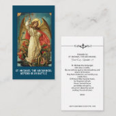 Placement Carte de lieu de prière religieuse St. Michael Arc (Devant / Derrière)