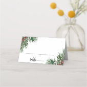 Placement Carte de lieu de vacances d'hiver (Devant)