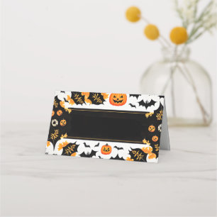 Placement Carte de lieu du nom d'Halloween