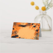 Placement Carte de lieu du nom d'Halloween (Devant)