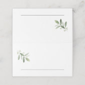 Placement Carte de lieu mariage ou événement (Extérieur déplié)