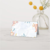 Placement Carte de lieu pour anniversaire fille Axolotl (Devant)
