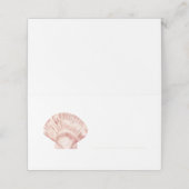 Placement Carte de lieu Sea Shell (Extérieur déplié)