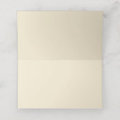 Placement Carte de Mariage beige crème (Intérieur déplié)