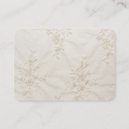 Placement Carte de Mariage de dentelle brodée (Dos)