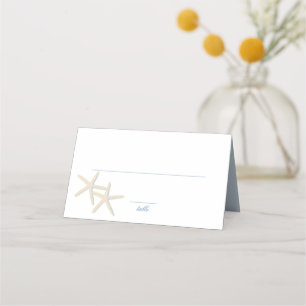 Placement Carte de mariage de destination de plage étoile de