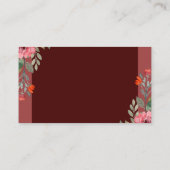 Placement Carte de Mariage de l'écriture (Dos)