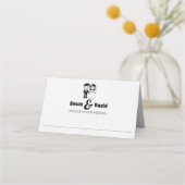 Placement Carte de Mariage de mariée et de chambre (Devant)