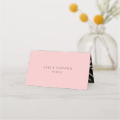 Placement Carte de Mariage de table Tropical Greenery (Dos)