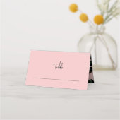Placement Carte de Mariage de table Tropical Greenery (Devant)