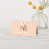 Placement Carte de mariage élégante branchée (Dos)