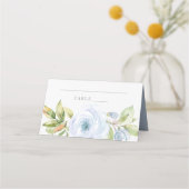 Placement Carte de Mariage Floral Dusty Spring (Dos)