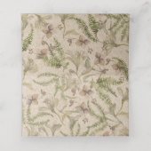 Placement Carte de Mariage Floral Ginkgo Watercolor (Intérieur déplié)