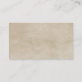 Placement Carte de Mariage frontalier jaune (Dos)