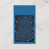 Placement Carte de mariage Navy Argent Or (Dos)
