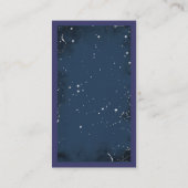 Placement Carte de mariage Navy Argent Or (Dos)