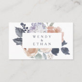 Placement Carte de Mariage plat simple Rustique (Dos)