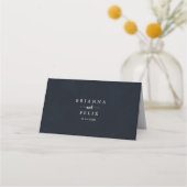 Placement Carte de Mariage Rustique (Dos)