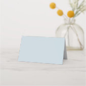 Placement Carte de Mariage simple et moderne Dusty Blue (Dos)