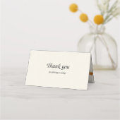 Placement Carte de nom de lieu pour invité de Thanksgiving L (Dos)