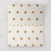 Placement Carte de nom de lieu pour invité de Thanksgiving L (Intérieur déplié)