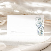 Placement Carte de nom de mariage florale à fleurs sauvages