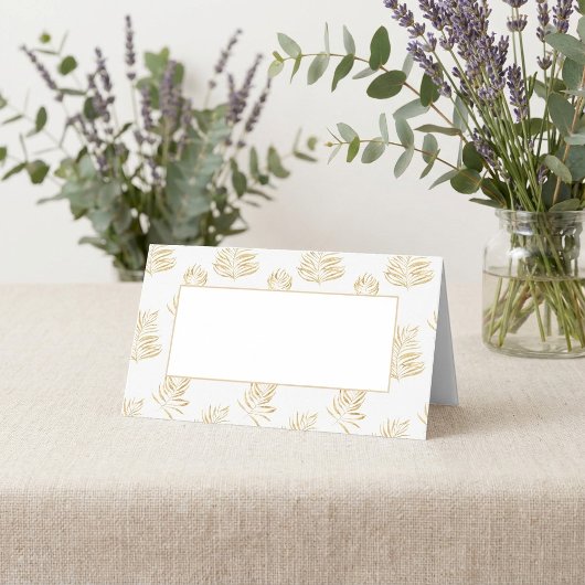 Placement Carte de nom d'invité de la réception de mariage d