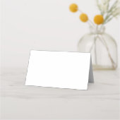 Placement Carte de nom pliée (Dos)