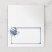 Placement Carte de nom pliée (Extérieur déplié)