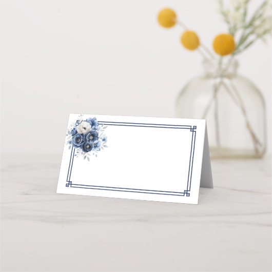 Placement Carte de nom pliée (Devant)