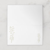 Placement Carte de nom pliée (Extérieur déplié)