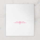 Placement Carte de nom pliée (Extérieur déplié)