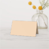 Placement Carte de nom Roses de pêche et bandes (Dos)