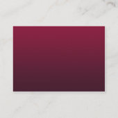 Placement Carte de numéro de table de Mariage embarqué Gold  (Dos)