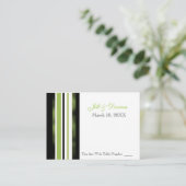 Placement Carte de numéro de table de réception de mariage à (Debout devant)