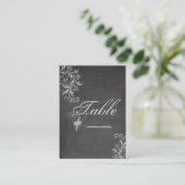 Placement Carte de numéro de tableau floral de tableau de bo (Debout devant)