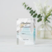 Placement Carte de place Aqua Beach Orchid Table (Debout devant)