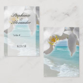 Placement Carte de place Aqua Beach Orchid Table (Devant / Derrière)