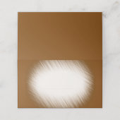 Placement Carte de place au chocolat (Extérieur déplié)