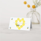 Placement Carte de place Bee and Honeycombs (Devant)