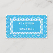 Placement Carte de place BLUE MEXICAN PAPEL PICADO (Dos)