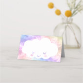 Placement Carte de place Cloud Nine pour anniversaire – Ciel (Devant)