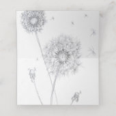 Placement Carte de place Dandelion (Intérieur déplié)